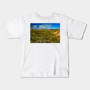 North Dakota Badlands Kids T-Shirt